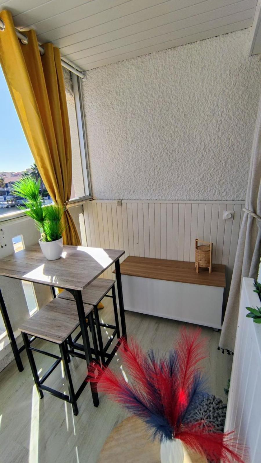Studio Avec Vue Sublime Sur L'Etang Et Les Montagnes Catalanes Le Barcarès Eksteriør billede